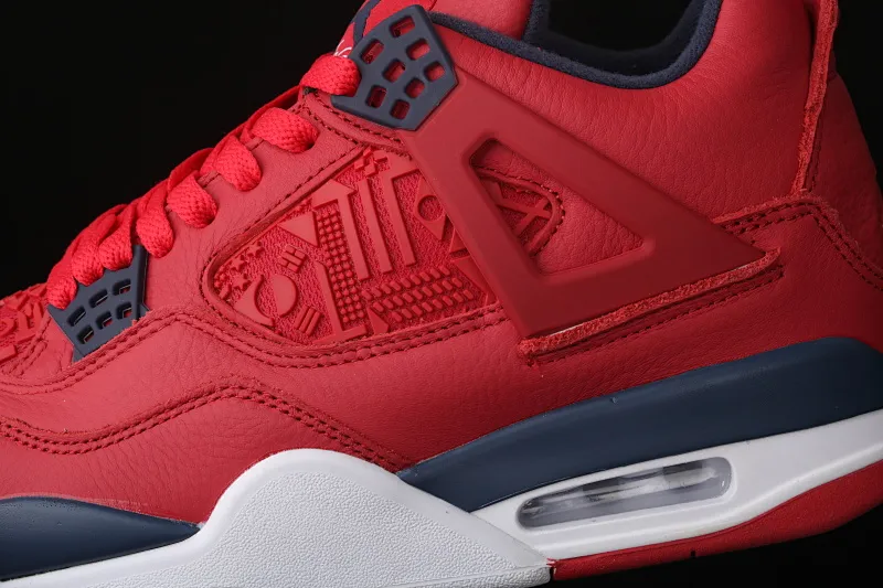 All categories Air Jordan Jordan series basketball shoes Air Jordan 4 Air Jordan 4 SE "FIBA" AJ4 Joe 4 World Cup League full head layer bright red basketball shoes CL1184-617